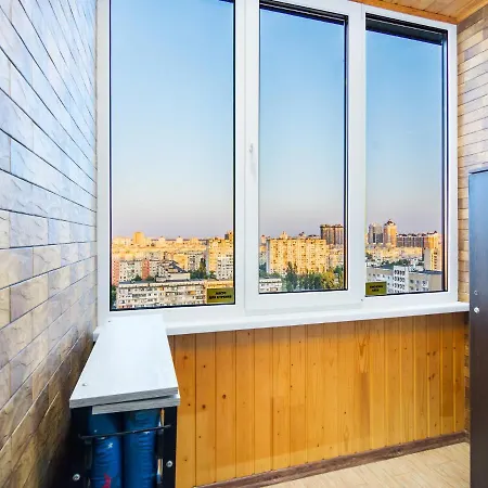 Kvartirkoff Na Bogatirskaya 6A, 17 Floor Kyiv Exterior photo